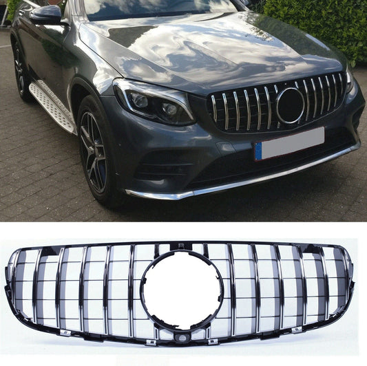 Calandre compatible avec Mercedes -Benz GLC - GLC Coupé Chrome